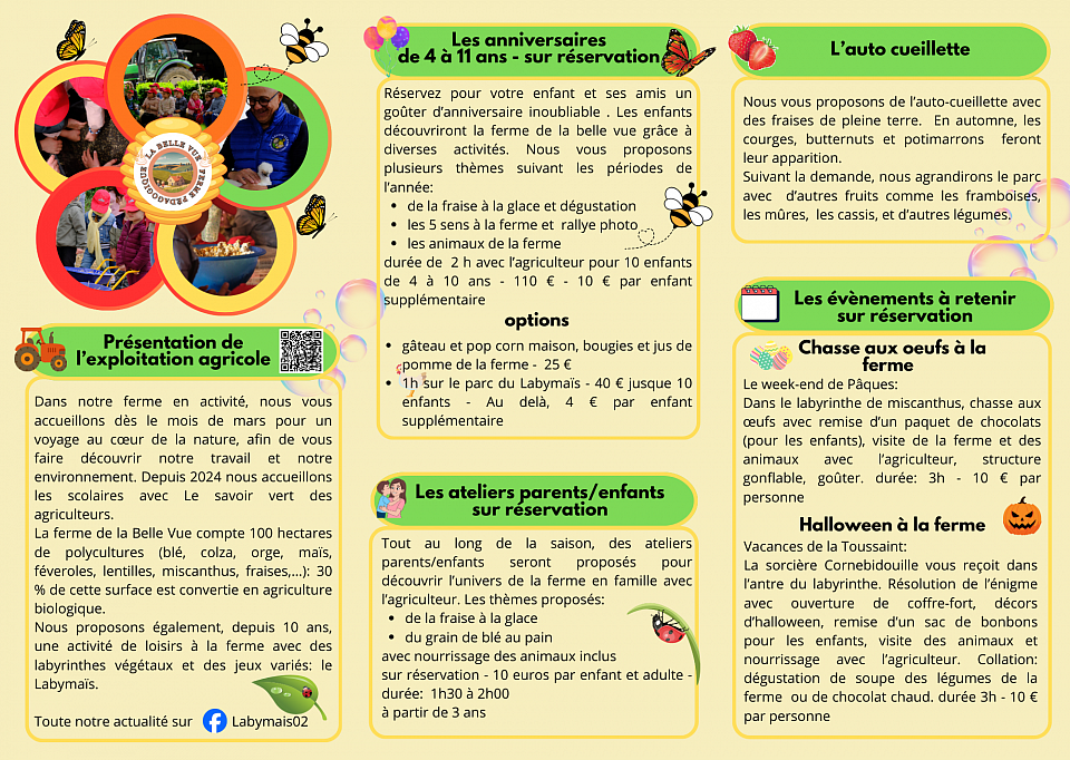 verso flyer familles saison 2026